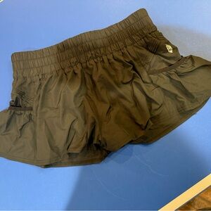 Free people get your flirt on Black Athletic Skort